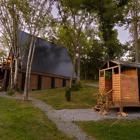 Valhalla Cabins Aframes With Hot Tubs & Sauna 코스비 외부 사진